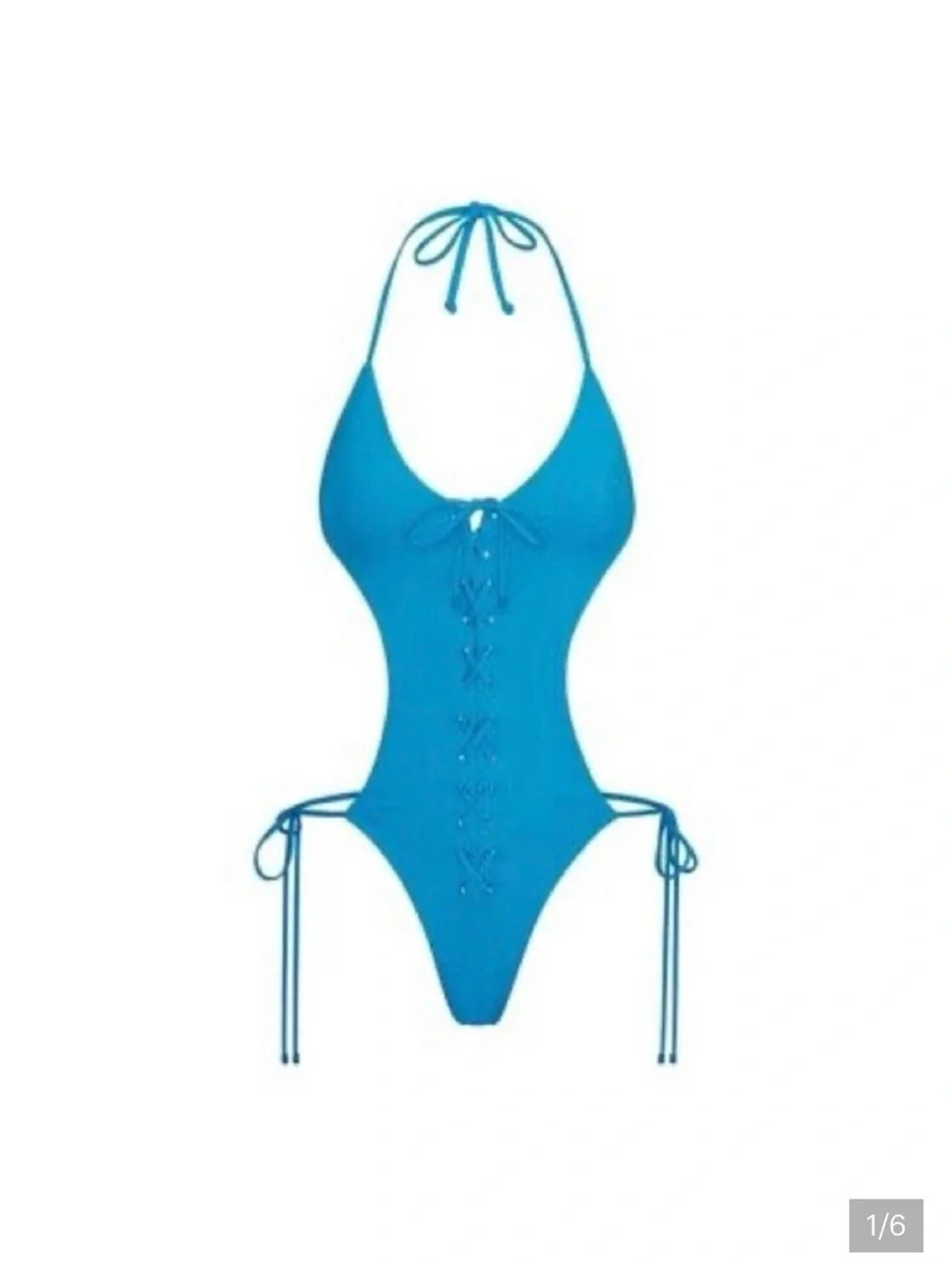 SKIMS Swim Lace Up Monokini